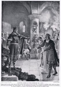 La rabbia di Canuto al matrimonio di una suora da Henry A. Payne